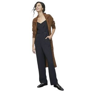 NWT Anthropologie Magdalena Black Jumpsuit by Maeve Size 4
